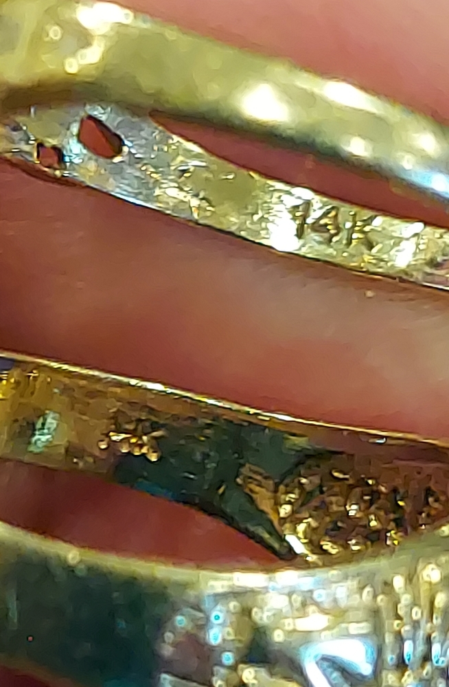 FINALPRICE🔥2ring's Yellow Gold 🤷14k yellow Gold both are BROKEN need to fixed - Picture 6 of 17